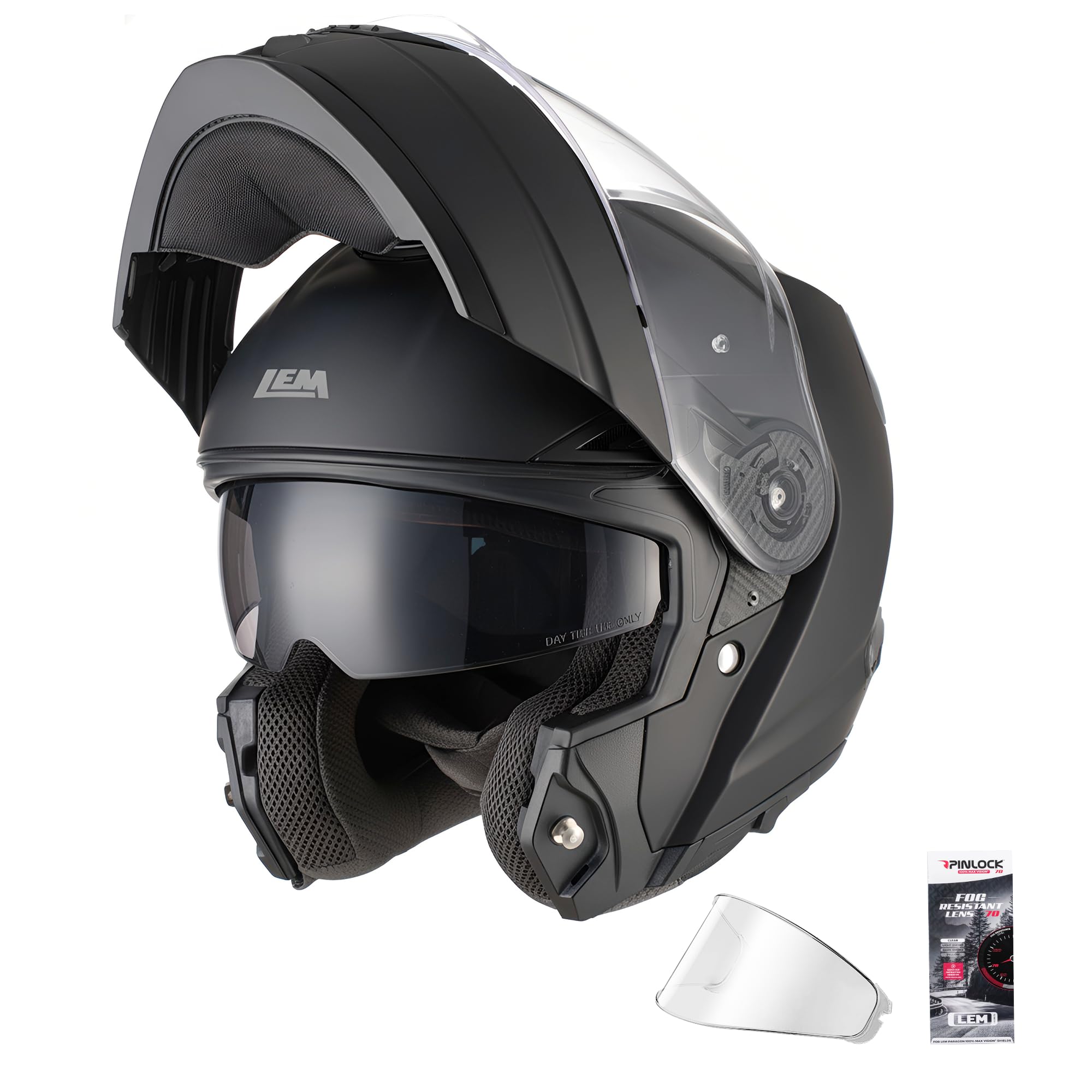 Motorcycle Helmets Modular Fiberglass, Full Face Motorcycle Helmet Flip Up, DOT Certified…