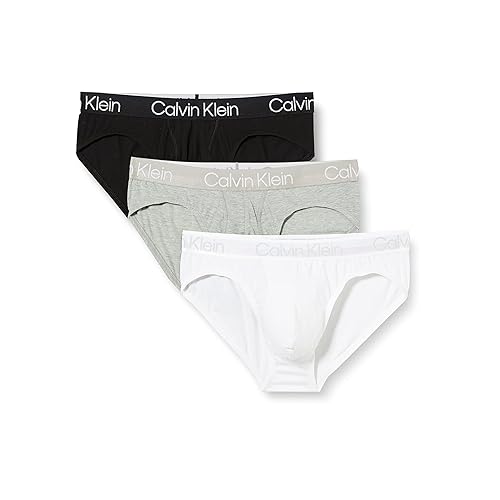Immagine del prodotto Calvin Klein Hip Brief 3Pk 000Nb2969A, Slip a vita bassa Uomo, Multicolore (White/ Black/ Grey Heather), S