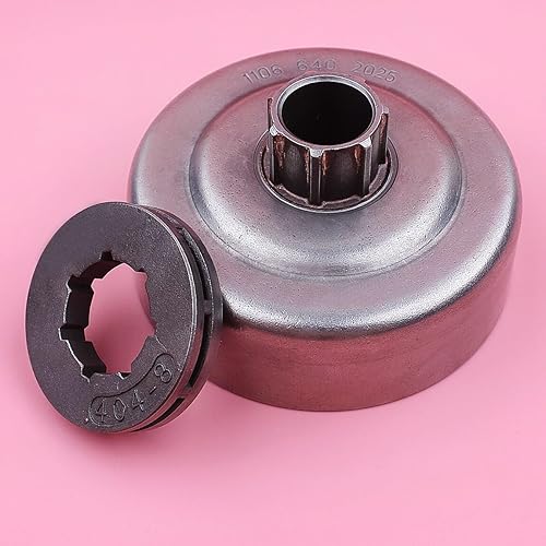 Fricgore Piezas de repuesto para piñón de embrague tambor de llanta para Stjhl 070 MS720 .404 "8 dientes 0.866 in spline estándar motosierra motor