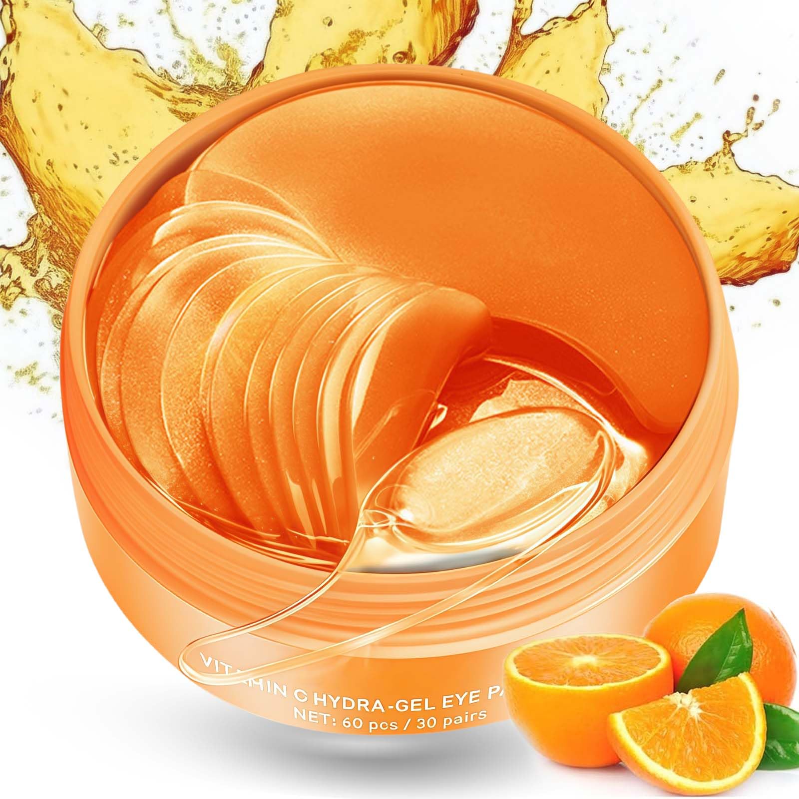 Vitamin C & Collagen Eye Patches for Dark Circles Anti-Wrinkle, Anti-Aging Under Eye Masks