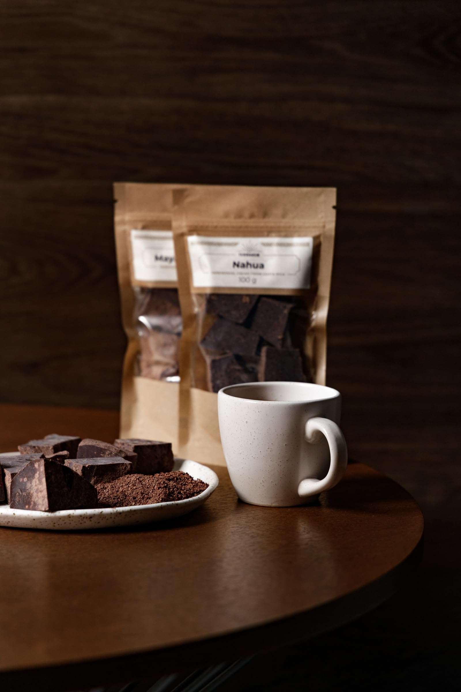 TerraGem Zeremonieller Kakao Hacienda Victoria Nacional, 100% Kakaomasse, 500 g | Ohne Zuckerzusatz, Aromen und Emulgatoren