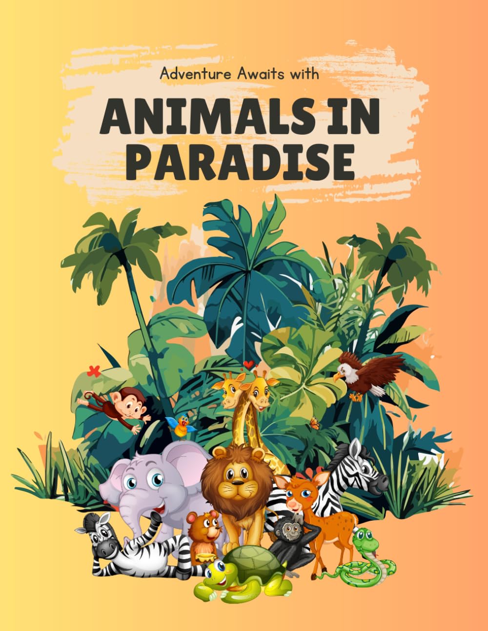 Adventure Awaits with Animals in Paradise: JW Kids Coloring and Activity book for meeting, convention or assembly | JW gift