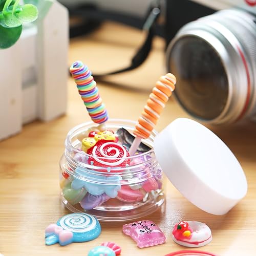 Miniatura 6 de Empty - 12 recipientes de plástico transparente con tapa para productos de belleza, manualidades y otros, 1 Ounce