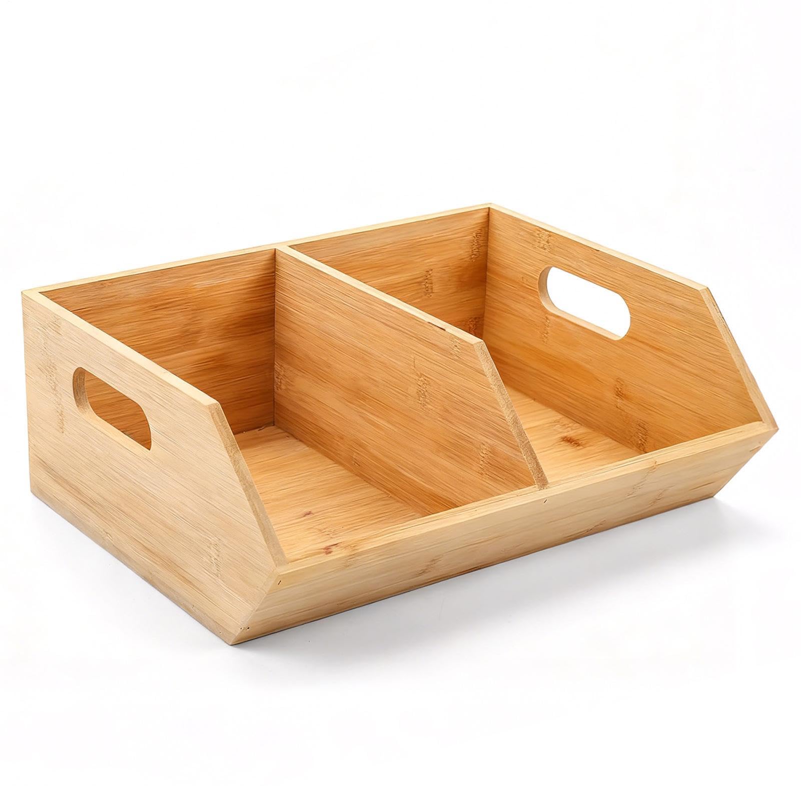 Organizzatore Per La Dispensa Della Cucina Organizzatore In Legno | Contenitori Per La Conservazione Della Dispensa Per Casa Cucina Alimenti Spuntini Patate Cipolle Bagno