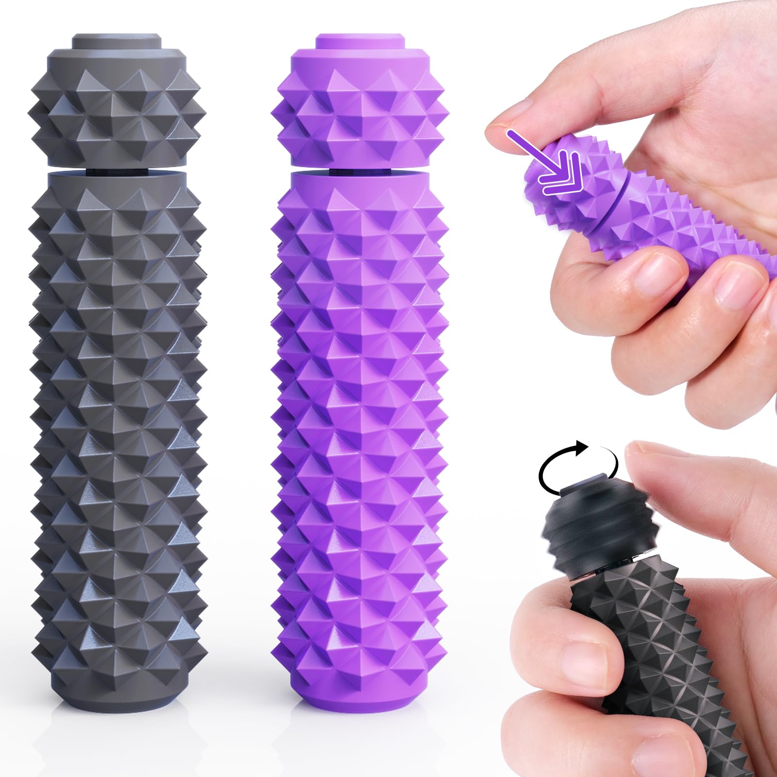 Stress Fidget Fidget Toys Adults Pain Stim: Pain Fidget With Spiky Spinner & Button ...