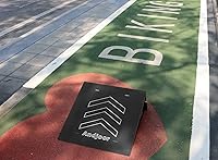 Vista 9 de Rampa de salto para niños para patineta, bicicleta, scooter, BMX, auto RC y motocross, 25.2 pulgadas, color negro