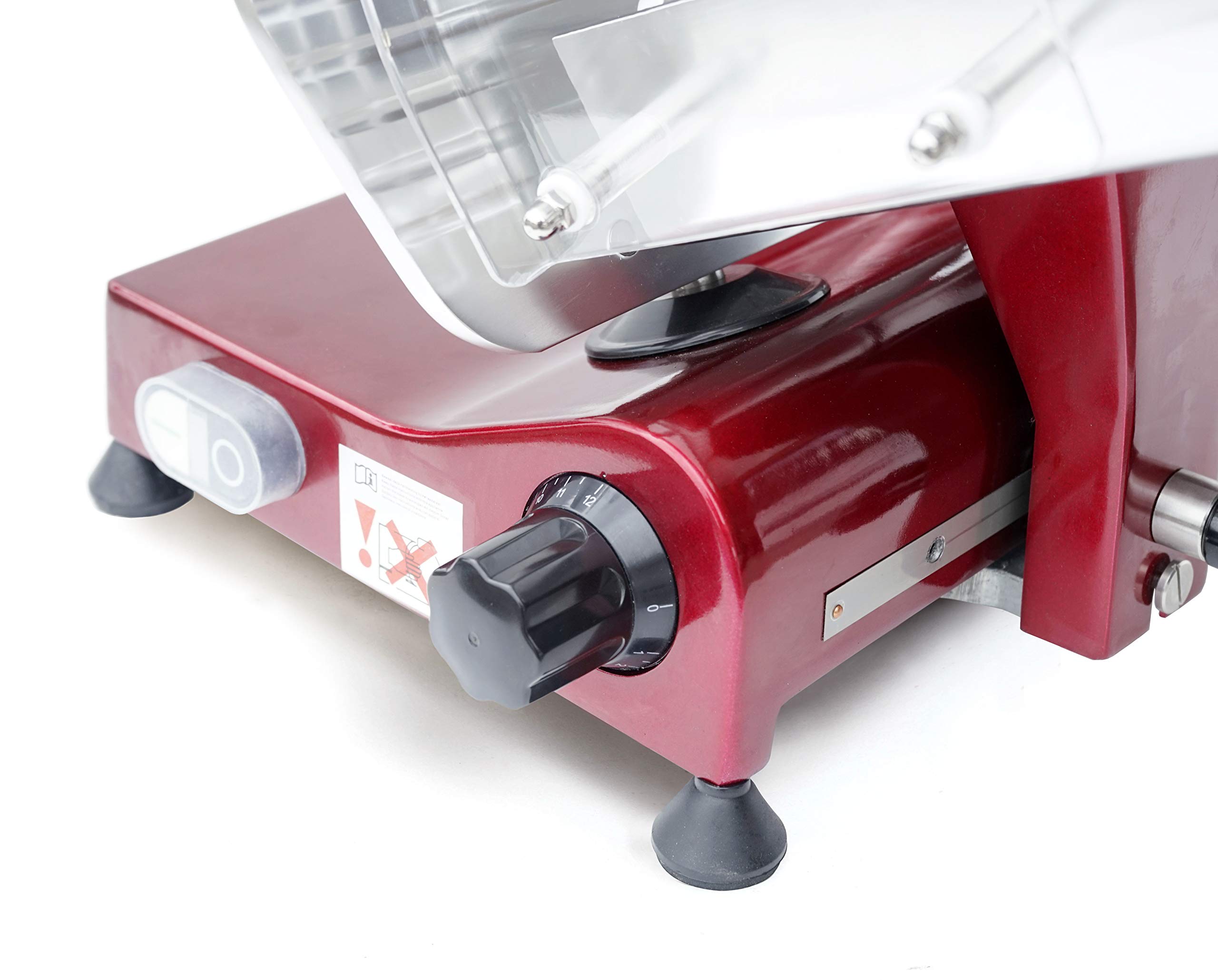 HENDI Affettatrice Profi Line 250 edizione rossa, 485x420x(H)395 mm, 230V, 320W