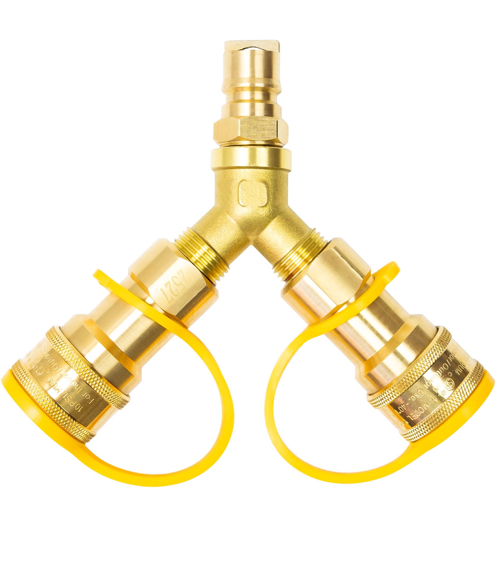 Natural Gas Y Splitter for 1/2 Inch Hose System