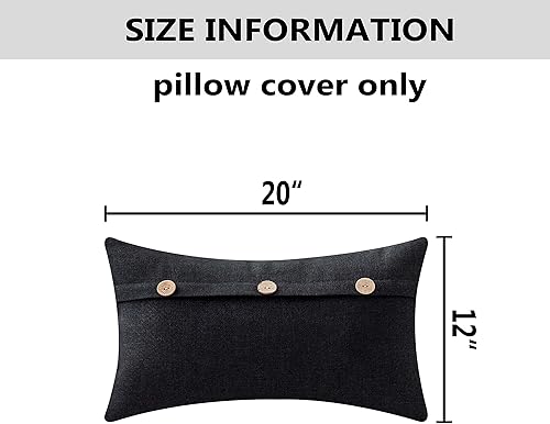 Miniatura 5 de Home Brilliant - Fundas de almohada de lino (2 unidades)