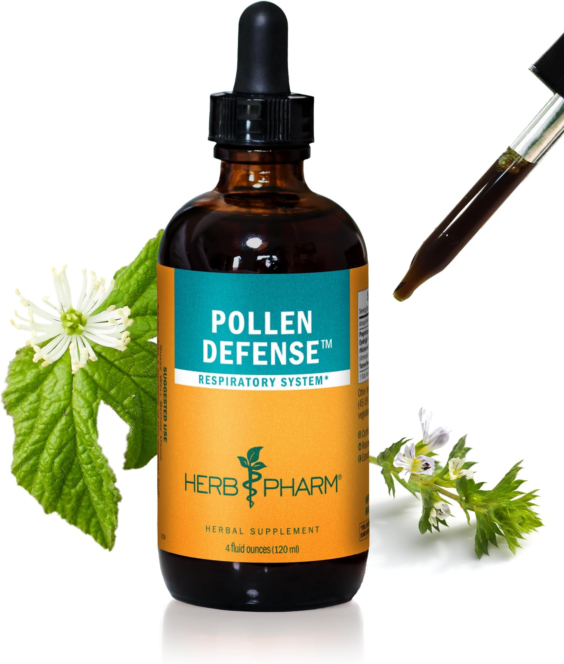 Pollen Defense Liquid Herbal Formula for Respiratory System Support - 4 Ounce