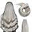 YILITE 20Pieces/Pack Fashion Silver Tape in Hair Extensions Human Hair,12inch 40g Silver Tape in Human Hair Extensions,Seamless Skin Weft Tape ins Hair Extensions (12inch Silver)