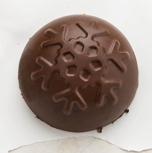 Miniatura 2 de Mobi Molde de silicona de bombas de cacao de chocolate caliente, copo de nieve, para hacer 3 "bombas"