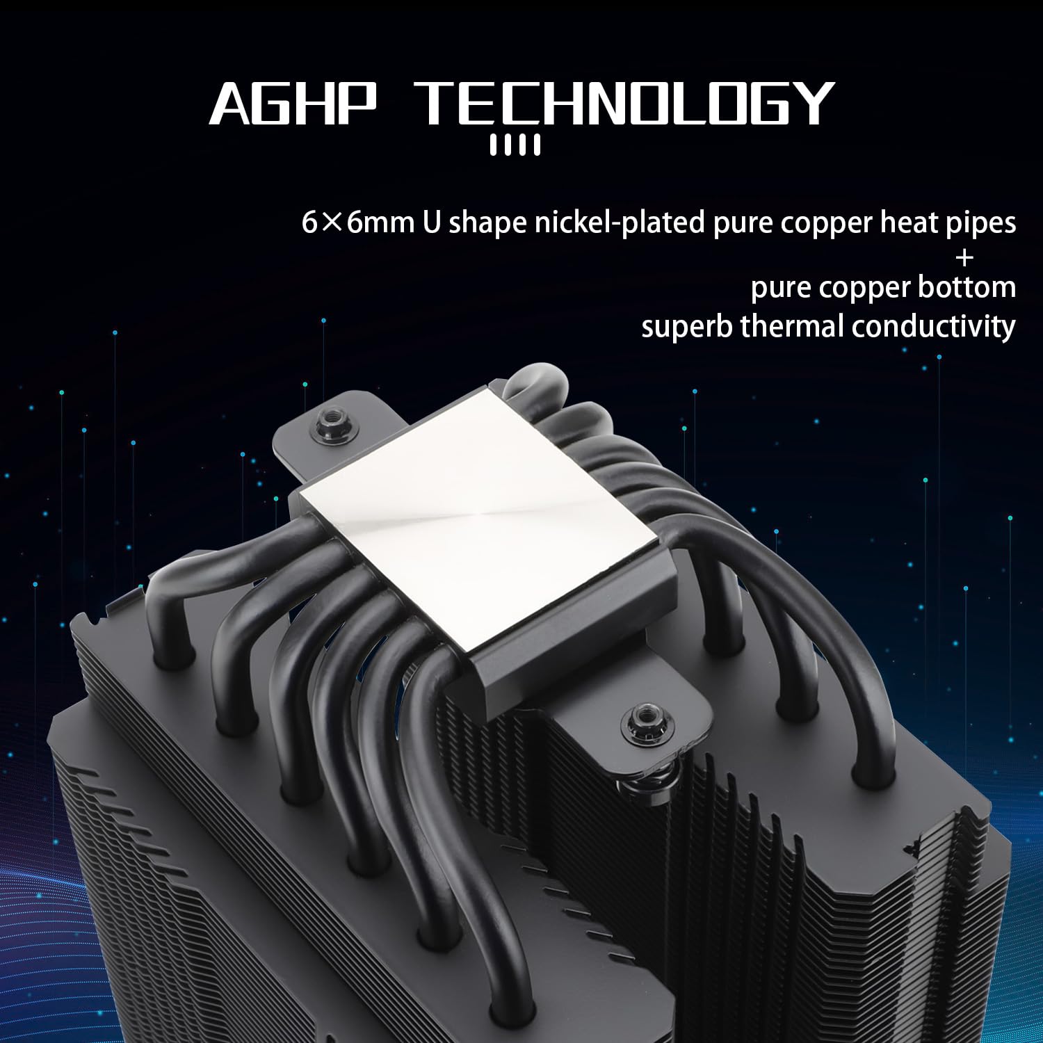 Thermalright Peerless Assassin 120 Nero CPU Air Cooler, 6 tubi di calore, doppia ventola 120 mm TL-C12B PWM, copertura del dissipatore di calore in alluminio, tecnologia AGHP, per AMD AM4 AM5/Intel