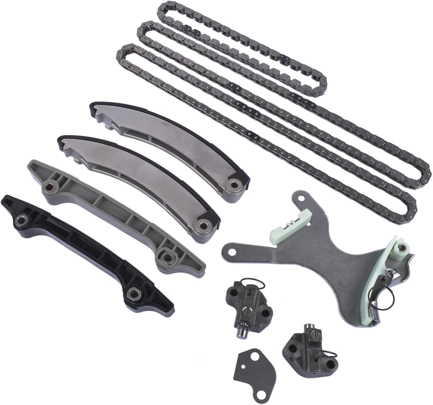 Timing Chain Kit w/o Gears Replacement for 2002-2011 Dodge Dakota Jeep Liberty 3.7L SOHC Vin K 53020680