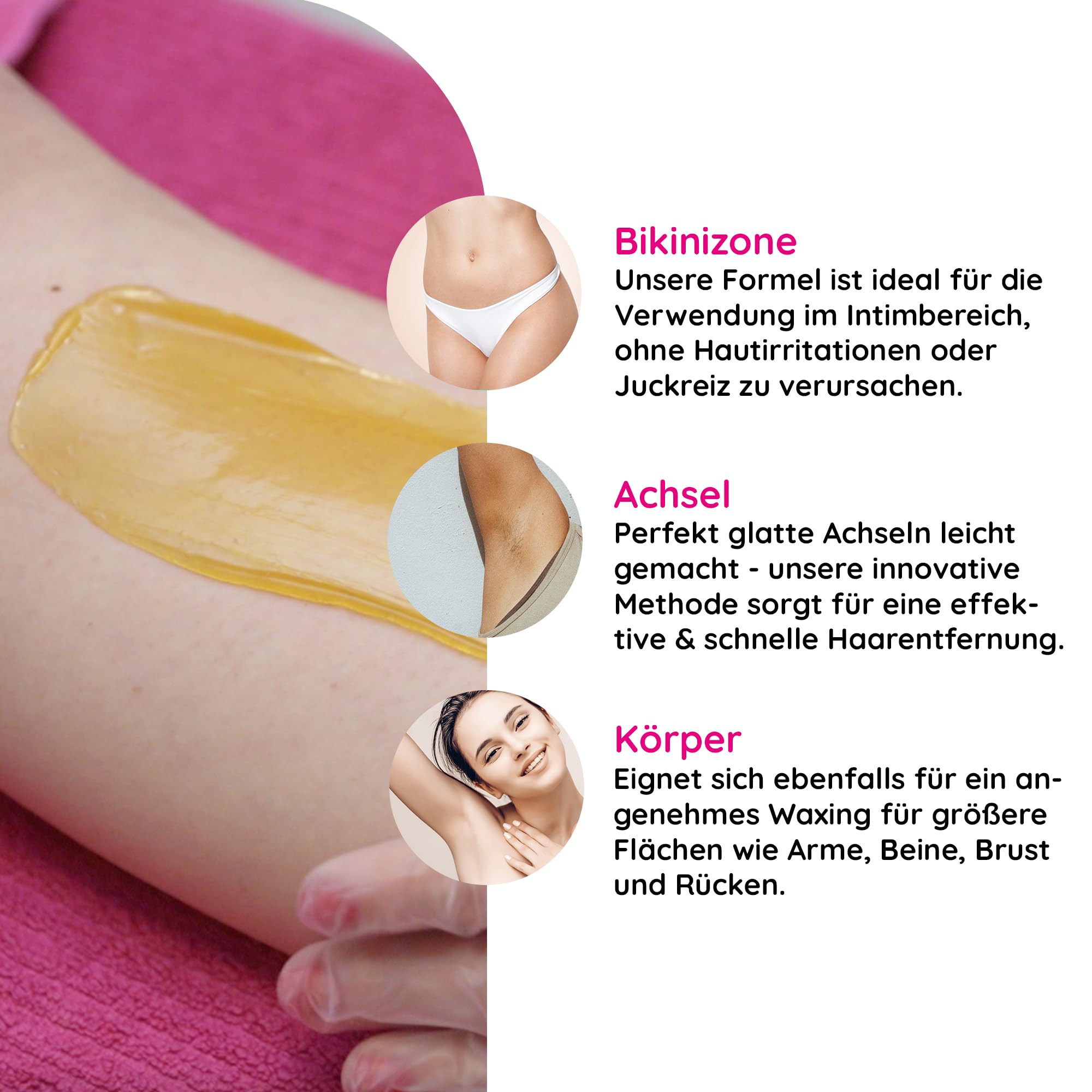 CITY WAX Rio 1 kg - Brasilianisches Premium-Waxing ohne Vliesstreifen - Wachsperlen zur professionellen Haarentfernung für den gesamten Körper