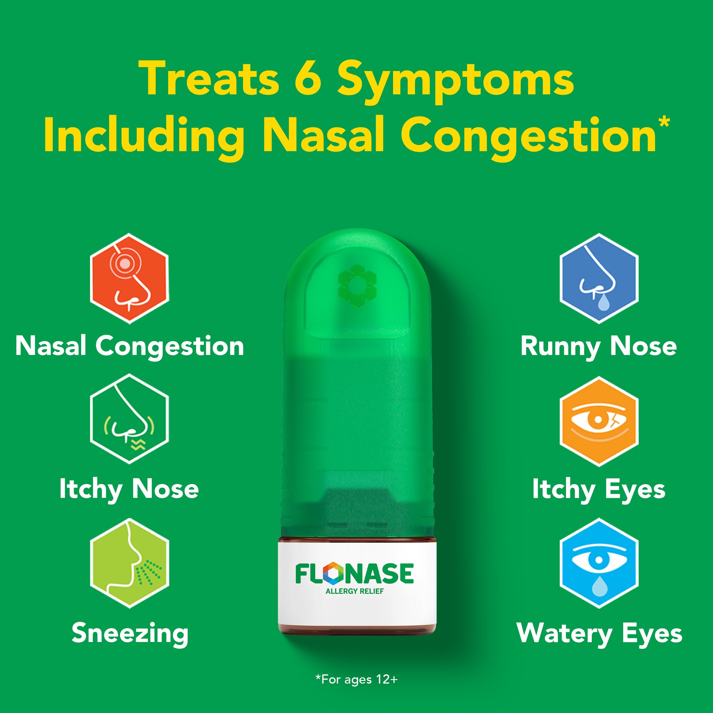 Flonase Nasal Spray for Allergy Relief, 2 Bottles of 144 Sprays Each — Amazon image 3