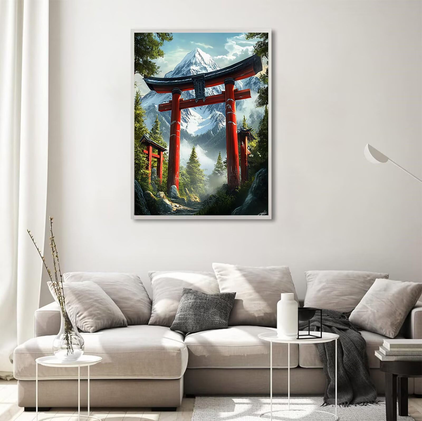 Malarstwo diamentowe, dla dorosłych, Japonia, 5D, zestaw do samodzielnego malowania, dla dorosłych, początkujących, pełne wiertła, zestaw do majsterkowania, do pokoju, na ścianę, do sypialni, 90 x 120
