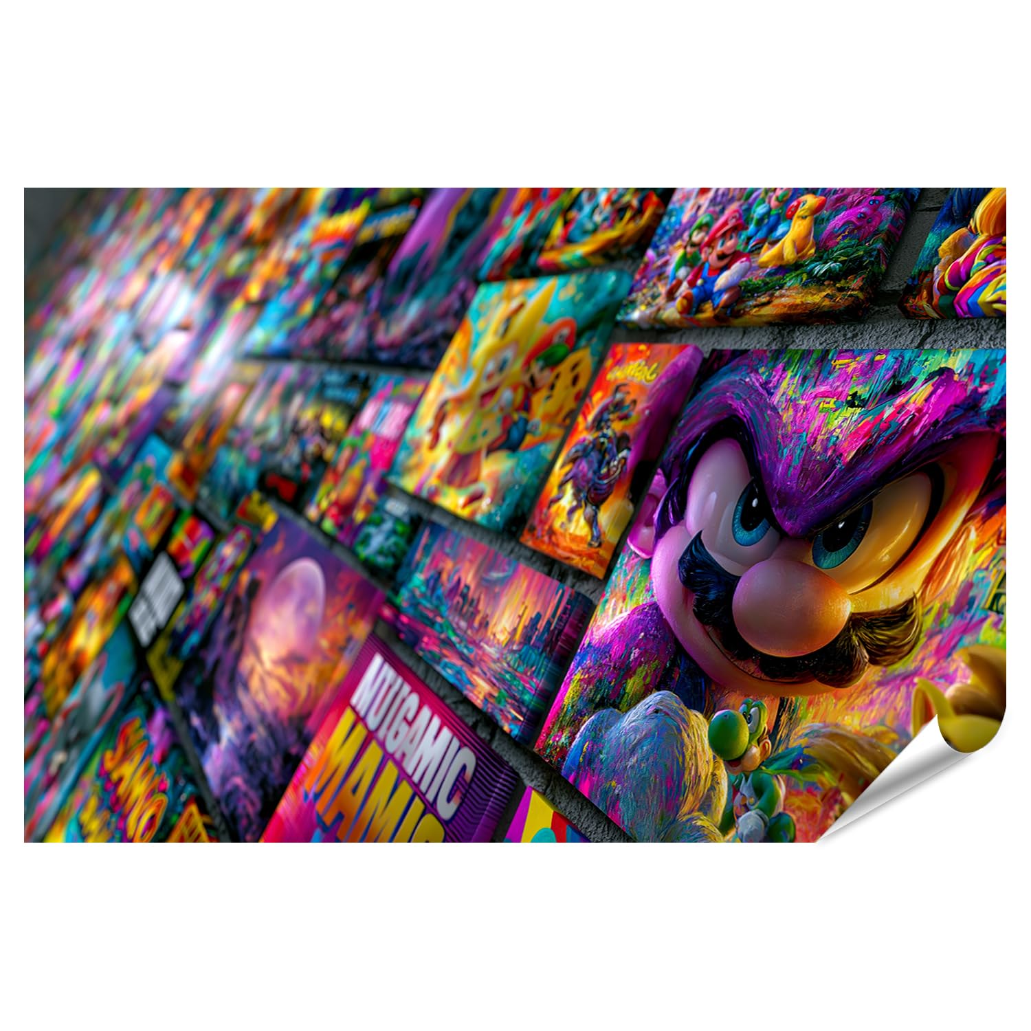 islandburner Póster de primera calidad, diseño nostálgico retro de videojuegos, impresiones artísticas para salón, perfecto para jugadores, formato grande