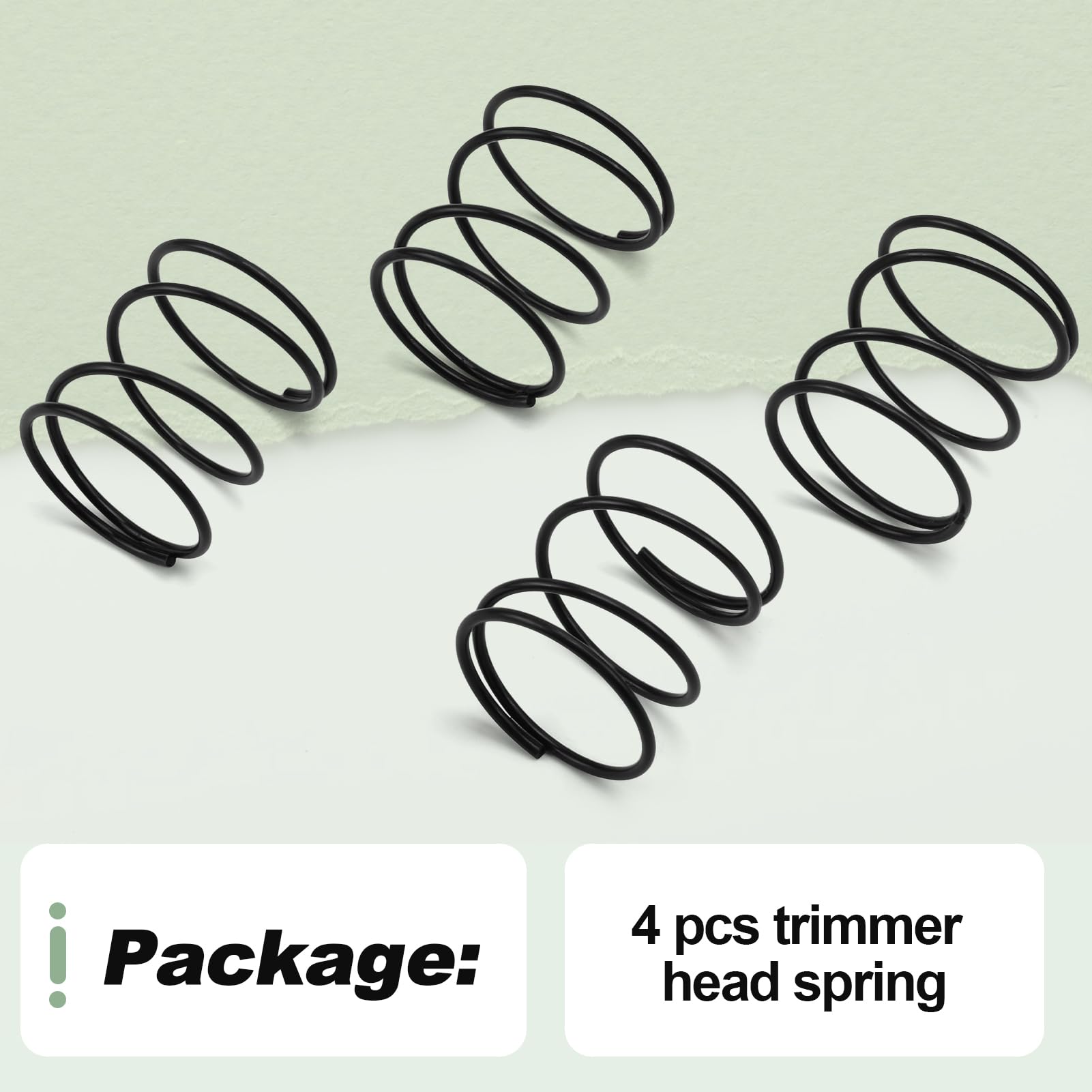 4 resortes de cabezal de recortadora compatibles con RedMax BCZ230TS BCZ2450S BCZ2460TS BCZ2650S BCZ260TS BCZ3050S Desbrozadora de repuesto T318915160 521819601 385-225