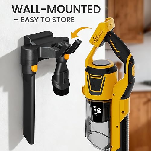 Miniatura 8 de 190W Brushless Cordless Vacuum Cleaner Compatible with DeWalt 20V Battery (Tool Only), 20KPa Portable 5-in-1 Lightweight Stick Handheld Vacuum with