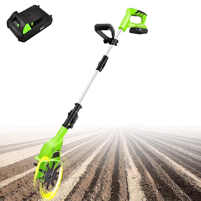 Buy Electric Garden Rotavator, Garden Tiller 20V Cordless, Power Weeder