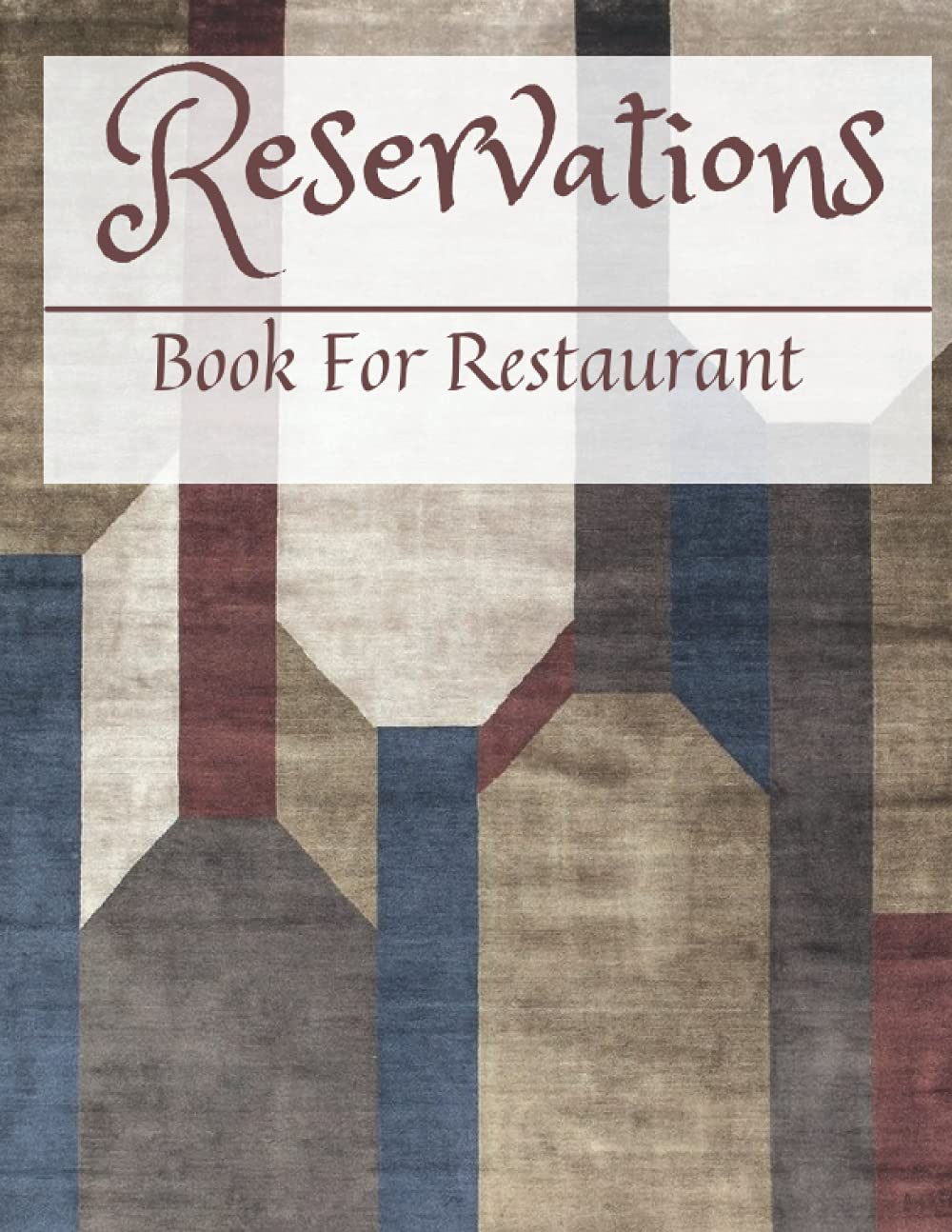 Reservation book for restuarant: Reservation book