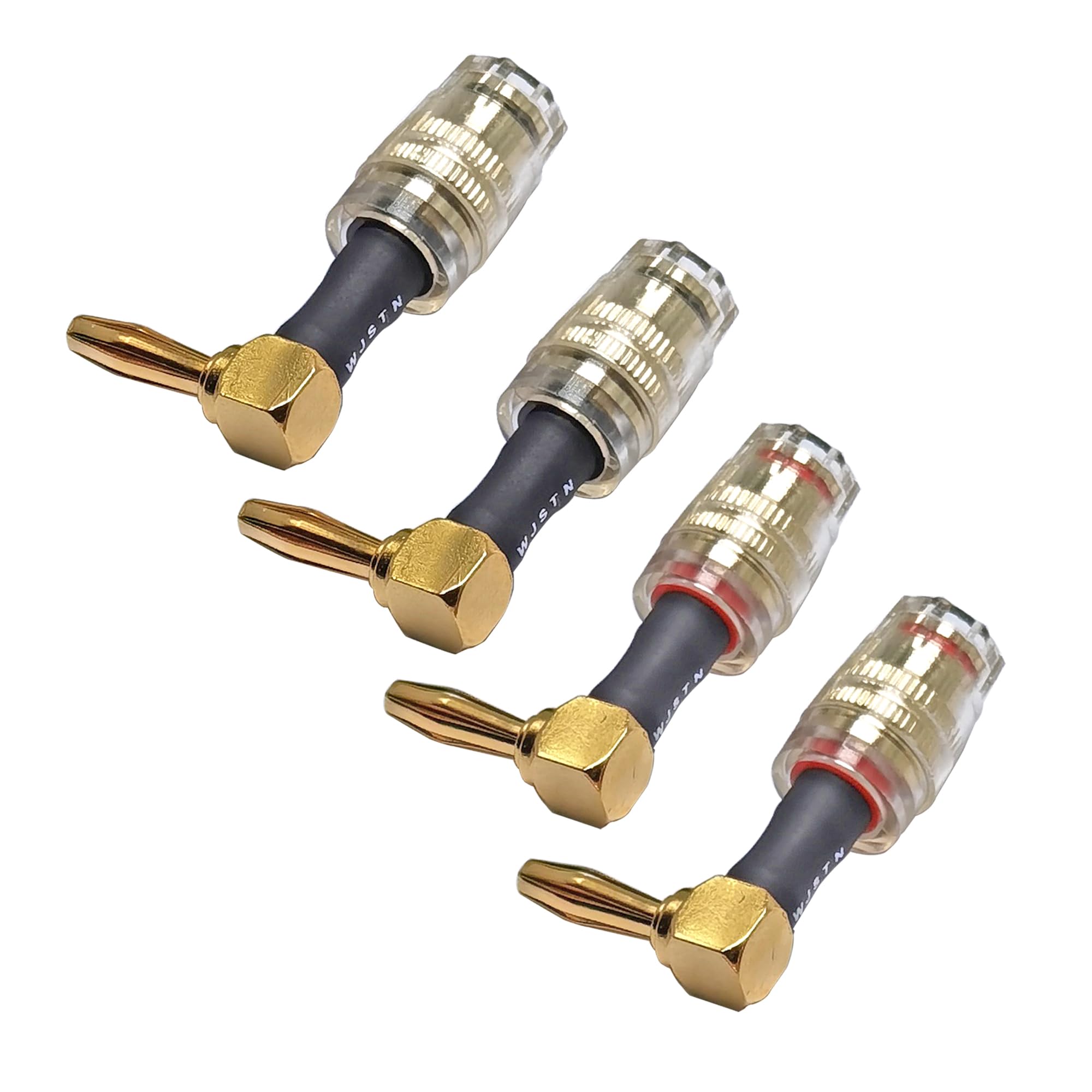 Wjstn Banana Plug A 2 Hembra De 0.157 In Banana Jack Adaptad Wjstn Banana Plug A 2 Hembra De 0.157 In Banana Jack Adaptad
