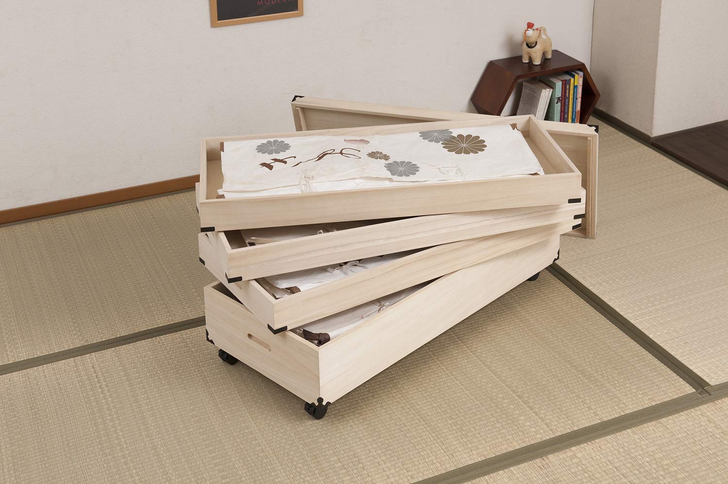 桐 衣装ケース4段 桐 衣裳ケース 桐箱 浅浅深深 四段 楽天市場】着物 収納ケース あられ組 桐衣装ケース 浅深 4段