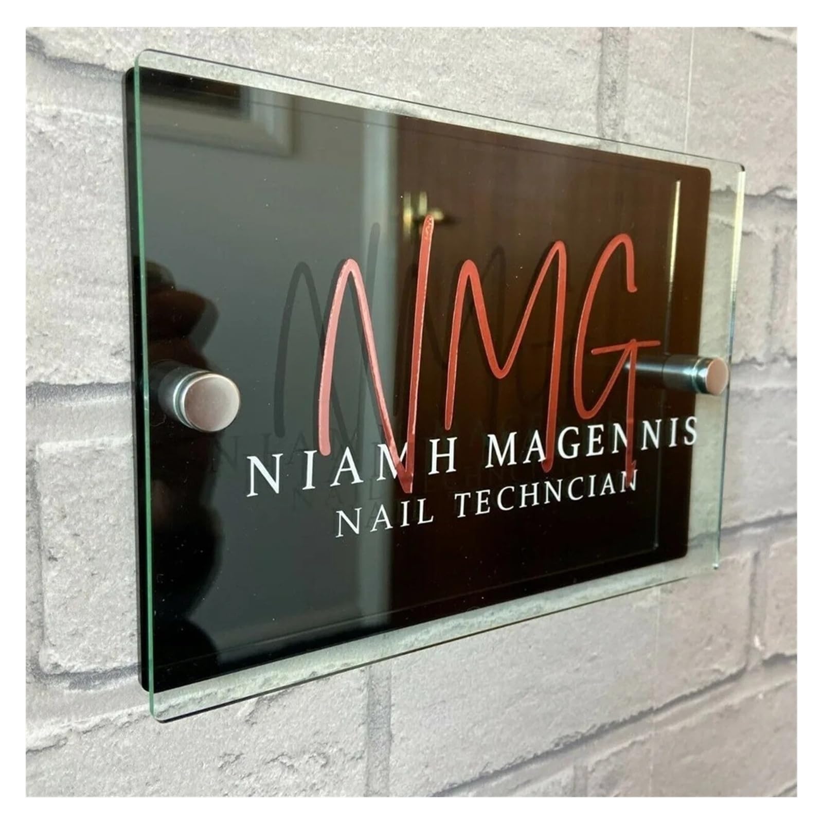 Numero civico Personalizzato, targhe con indirizzo Personalizzate, targhe per Ufficio Moderne Personalizzate, Ingresso del Negozio, Porta Commerciale, Cartello in Acrilico, Design
