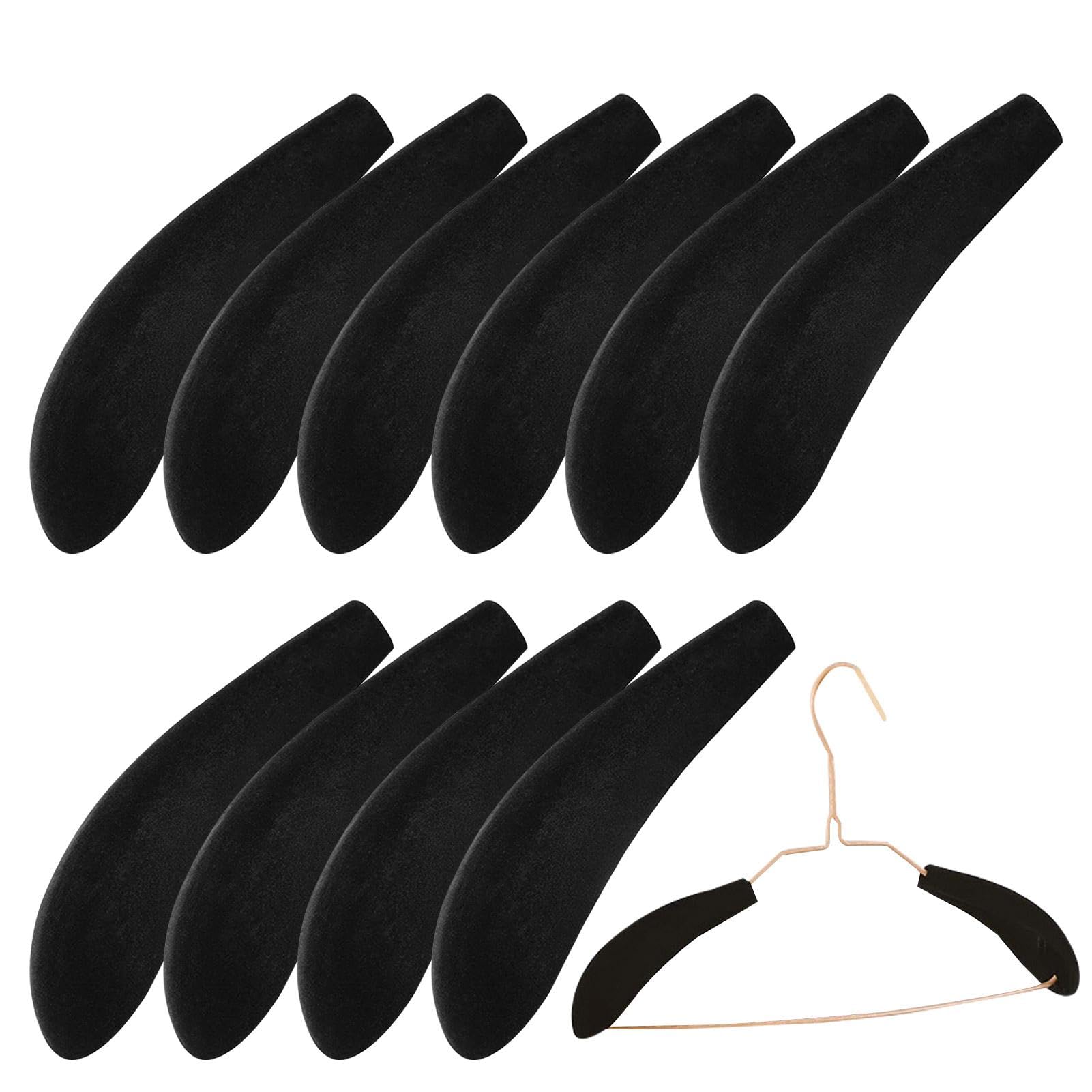 10/20 Percha de espuma moldeadora de hombros, accesorios de almohadilla moldeadora de perchas, almohadillas de terciopelo antideslizantes para colgar suéteres