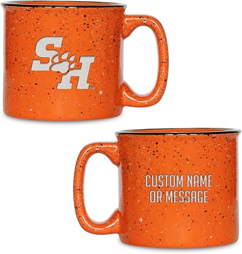 Miniatura 45 de Rico Industries NCAA Utah Utes - Taza de café personalizada de 12 onzas con logotipo grabado con láser profundo, taza de cerámica para acampar con