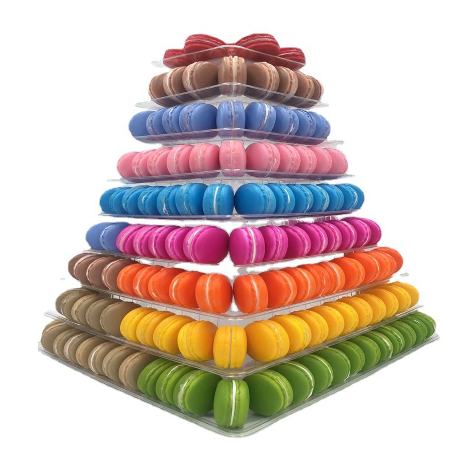 Amazon｜マカロンディスプレイスタンド クッキートレイ 大容量