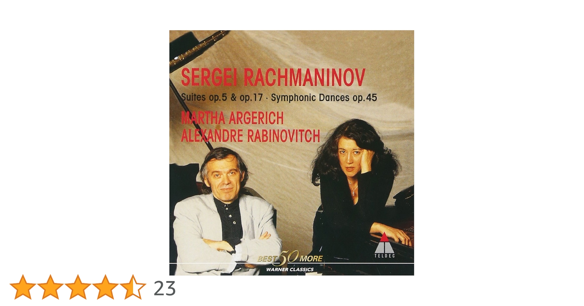 Amazon.co.jp: ラフマニノフ:2台のピアノのための組曲第1番・第2番