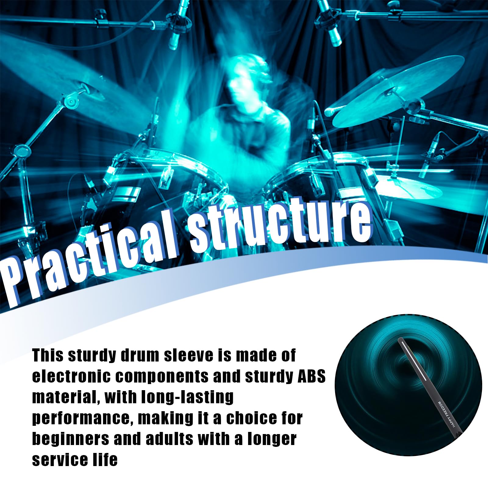 lvifloae Electric Air Drum Set - Image 2
