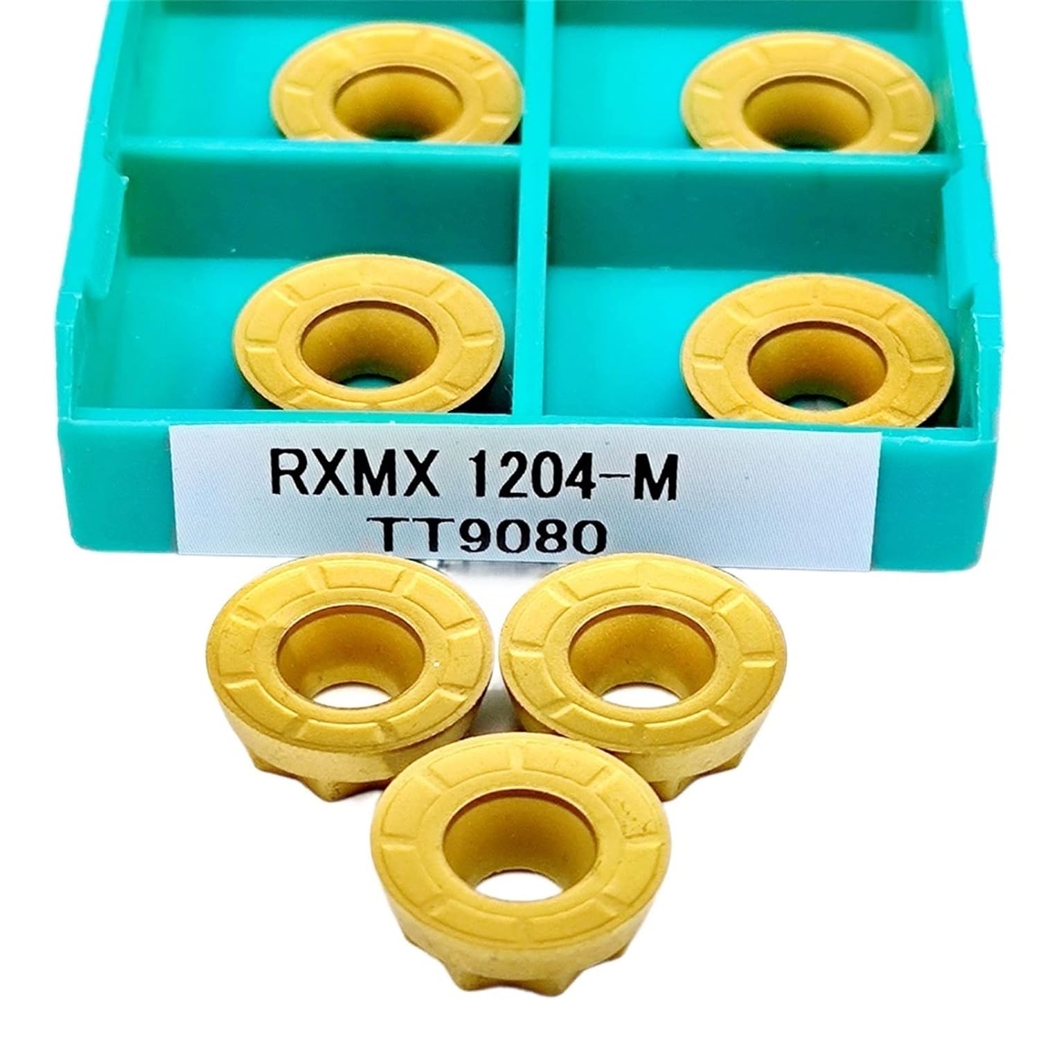Indexable Carbide Lathe Tool 10PCS Milling Cutter CNC Original External Turning Tool RPMT1204-M-C TT9080 Carbide Insert Hard Alloy Blade