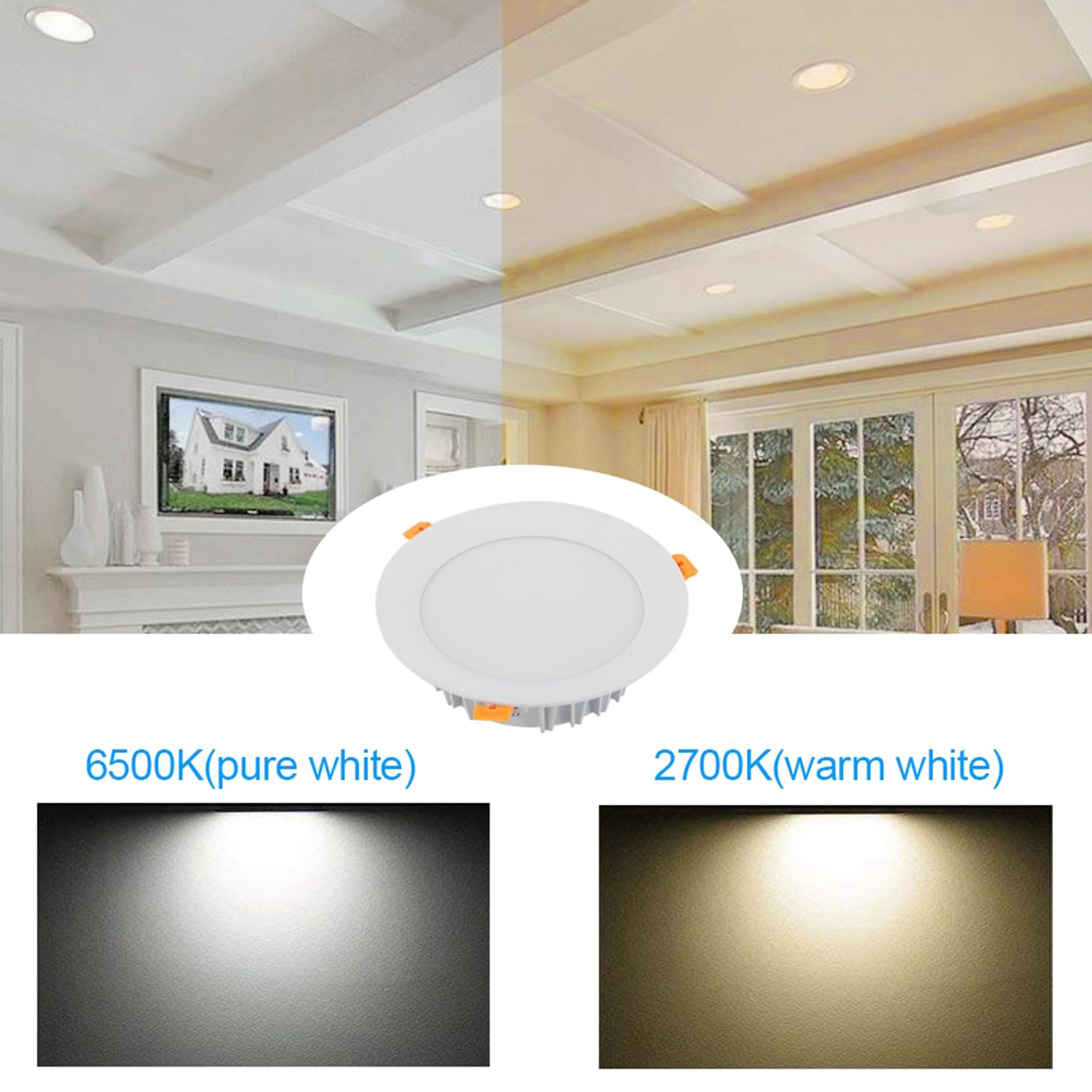 Downlight LED, Control Remoto, Color RGB Cambiable
