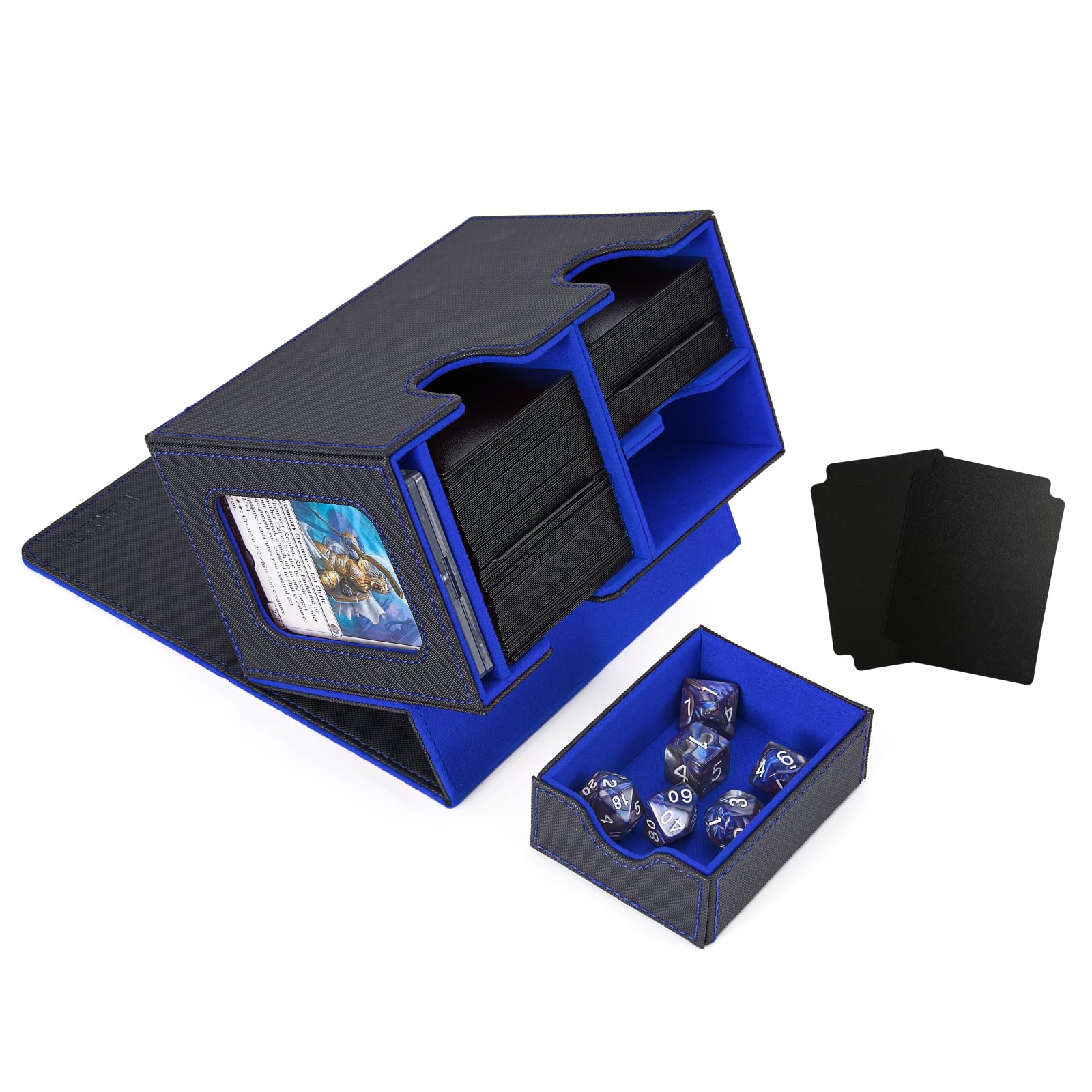 Amazon.com: Venssu MTG Deck Box for Commander Display with Dice
