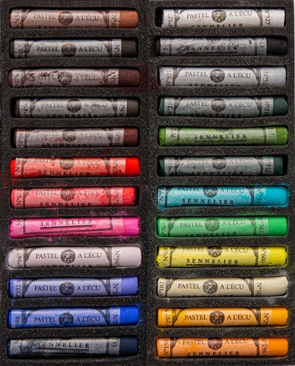 Sennelier Soft Pastel C/Board 24 PCS,Sennelier Pastel secs Sticks 24 PCS (France Import) Espacebeauxarts