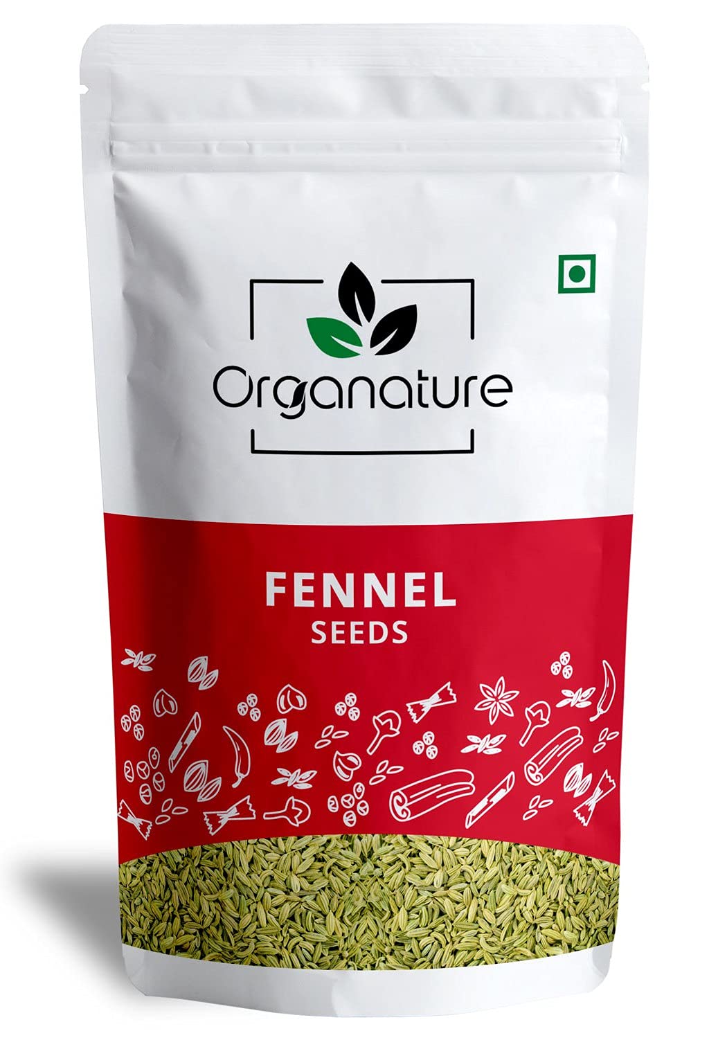 Organature Fresh & Natural Fennel Seeds 400g | Saunf | Variyali | Whole Indian Spices with Authentic taste & Strong Aroma (B08MPVQW3L) Amazon Price History, Amazon Price Tracker