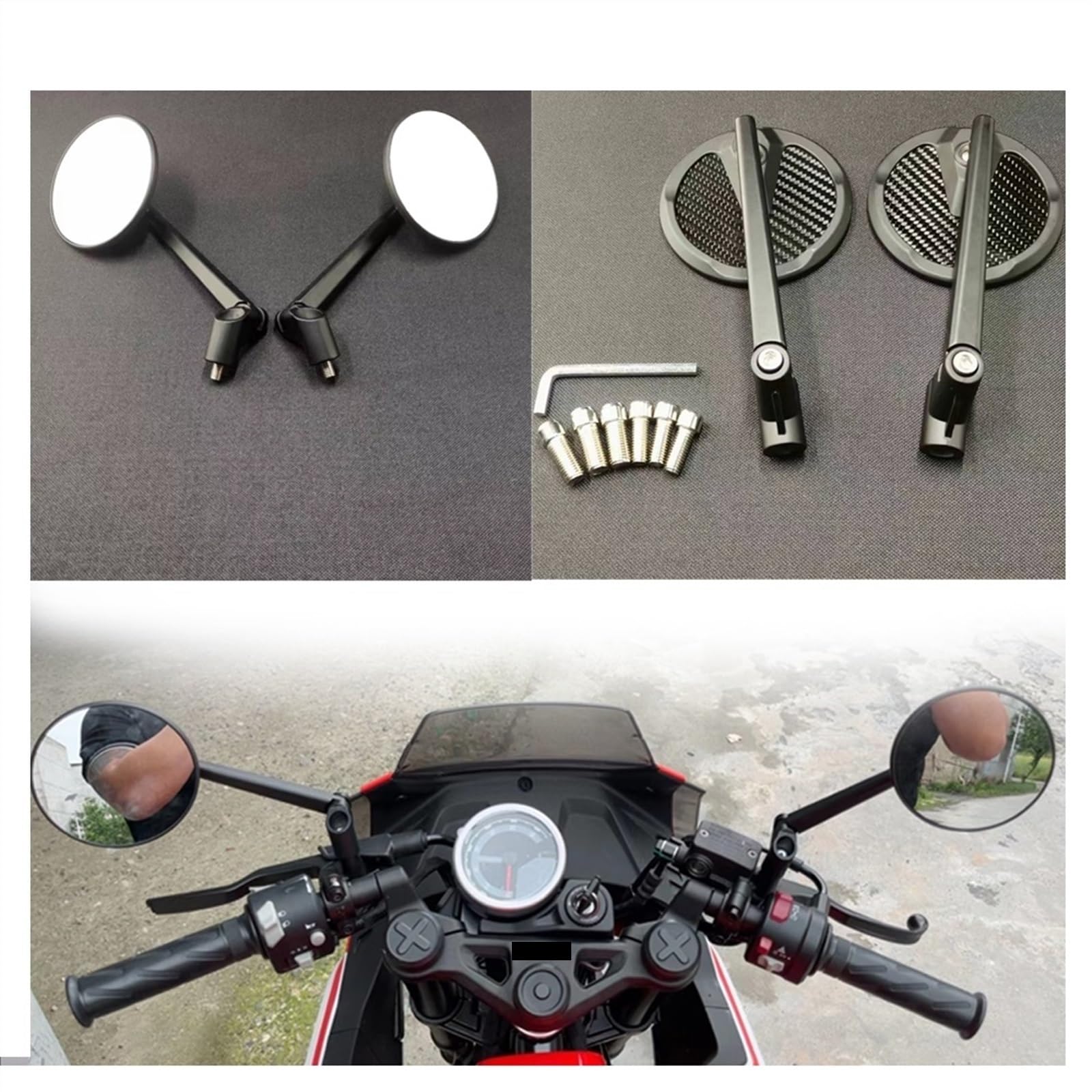 Amazon.co.jp: バイクミラー 用 トライアンフ 用 ボンネビル/SE/T100
