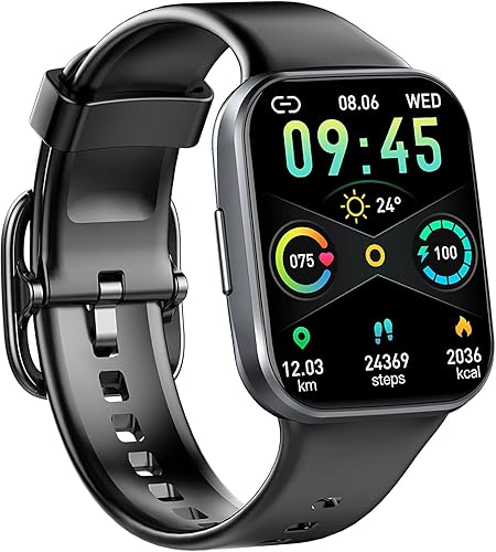 Reloj inteligente, reloj de seguimiento de actividad 2023 para hombres y mujeres, reloj inteligente táctil de 1.69 pulgadas con monitor de