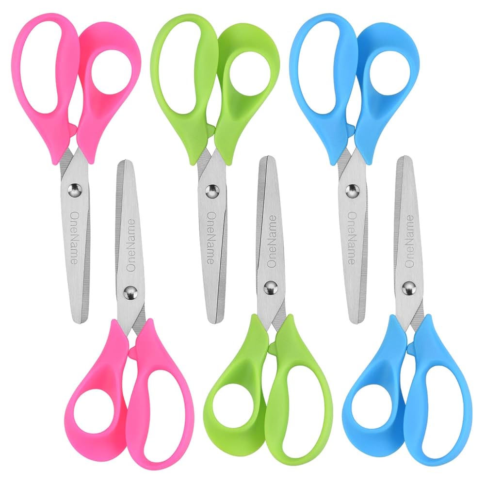Amazon.co.jp: OneName 左利き用子供用はさみ 5インチ 左利き用