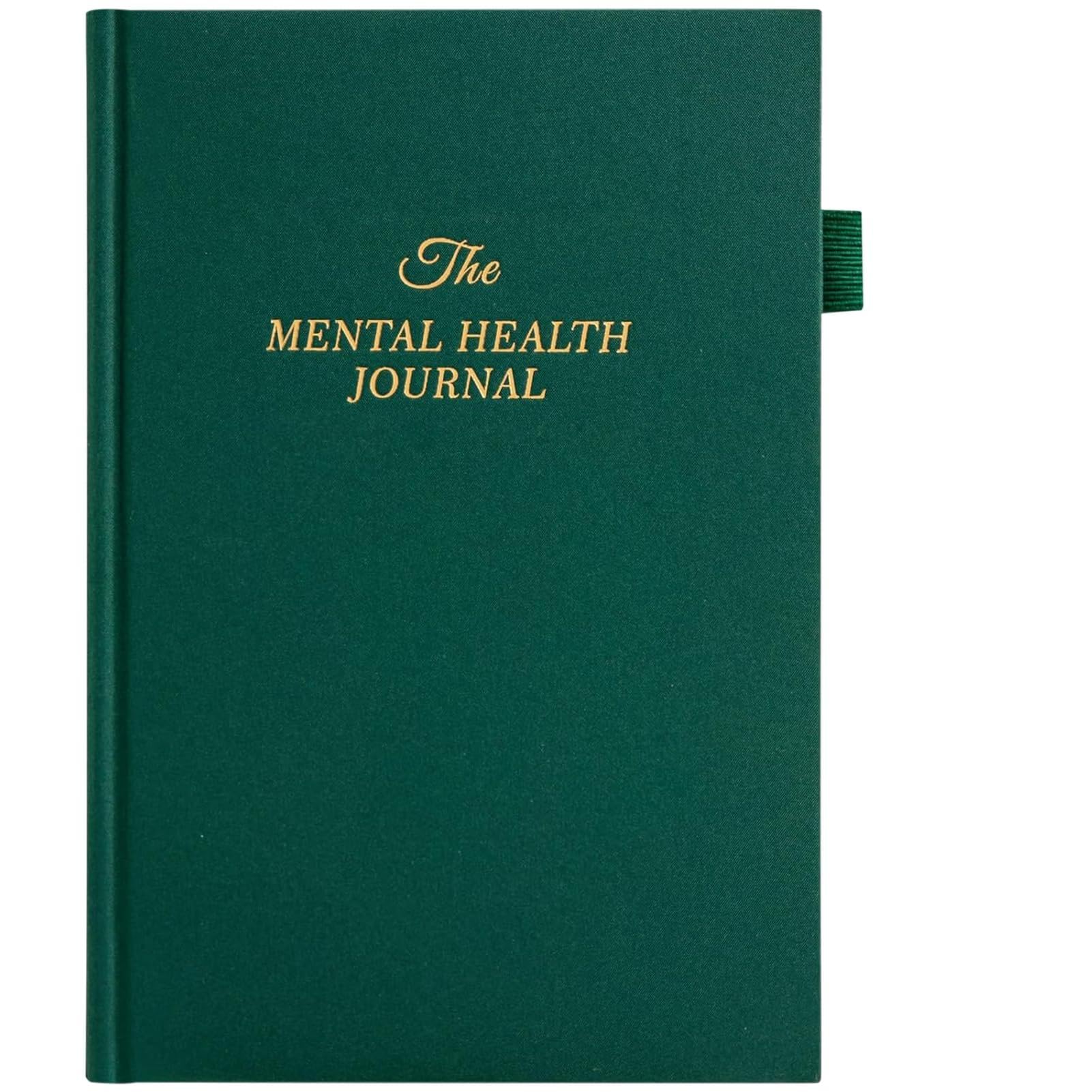 Diario de salud mental para mujeres y hombres, diario de ansiedad y guiado con rastreador de estado de ánimo y hábitos, toma 5 minutos todos los días, diario de cuidado personal de 91 días con