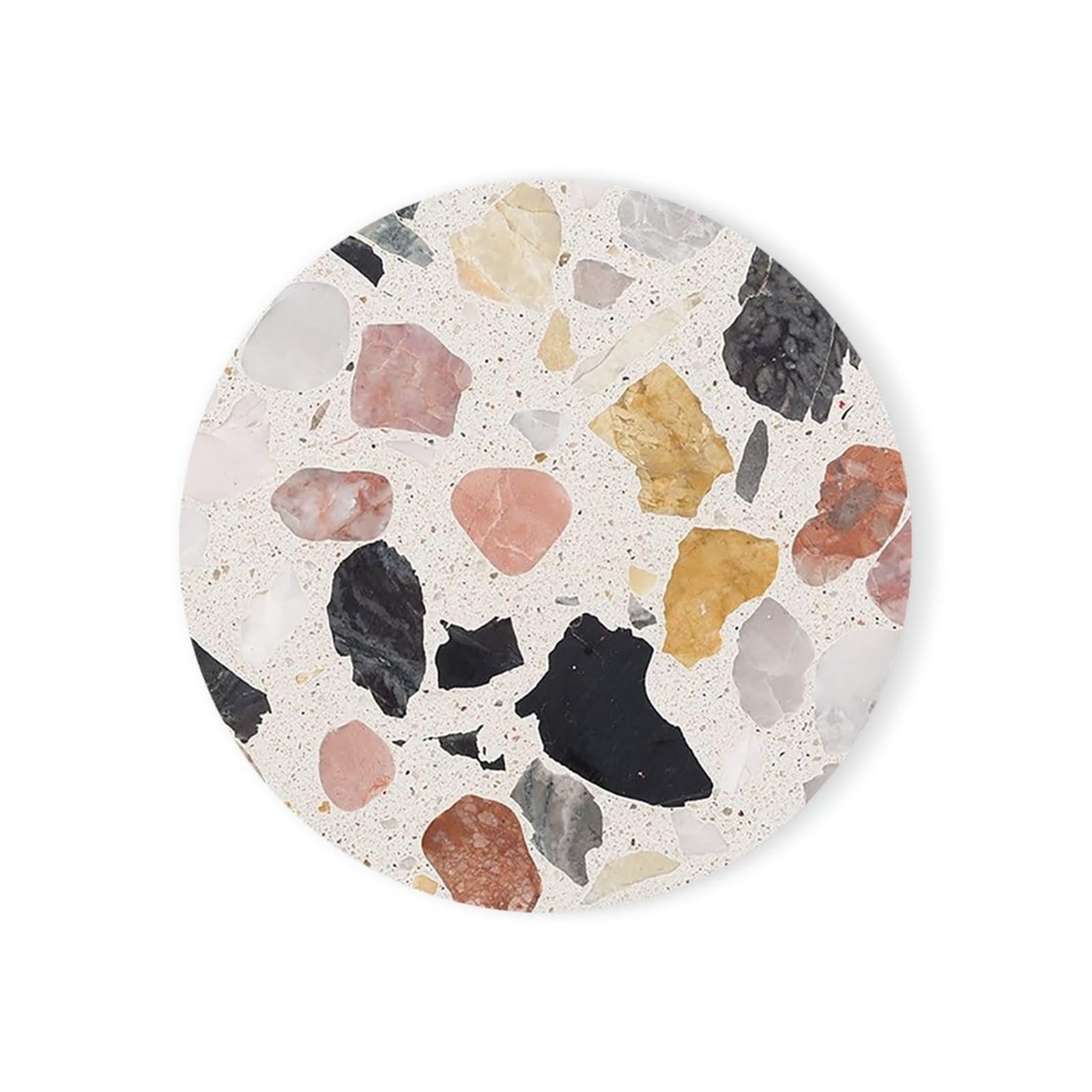 2pcs Marble Absorbent Coasters Ceramic For Wooden Table Suitable For Kinds Of Cups Home for kitchen(Color7)
