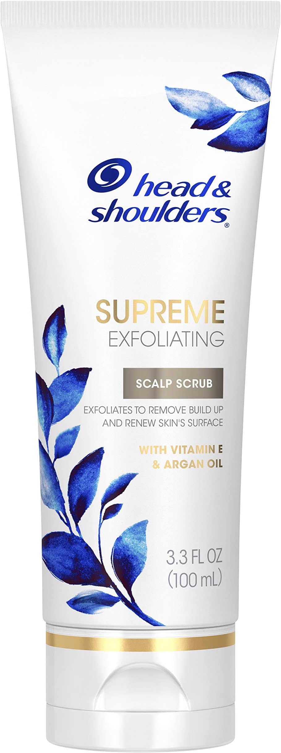 Head & Shoulders Supreme, Exfoliating Scalp Scrub Treatment, with Argan Oil and Vitamin E, 3.3 Fl Oz