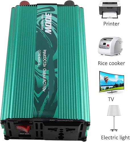 Miniatura 7 de Inversor sinusoidal puro, inversores de corriente de 3000 W, convertidor de CC a CA, aleación de aluminio, inversores de potencia sinusoidal pura