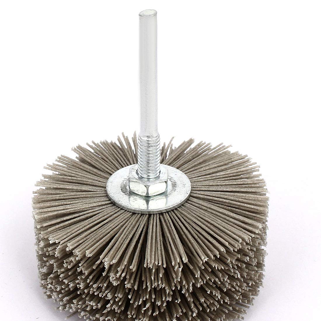 Uxcell 6mm Shank 82mm Dia Head 240 Grit Silicon Carbide Abrasive Nylon Wheel Brush Grinding Tool (1 Count) - Image 3