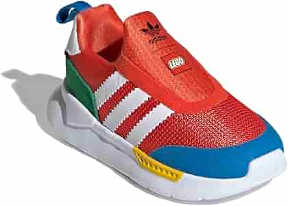 Adidas ZX 360 + Lego Kids Sneakers, Black/Orange Cloud/Cloud White