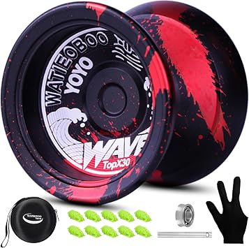 The WATIEOBOO TopX30 Metal yoyo is Suitable for Both Beginners and Professional yo yo Players. with Both Non-Responsive and Responsive Modes, Its a Delightful Gift.