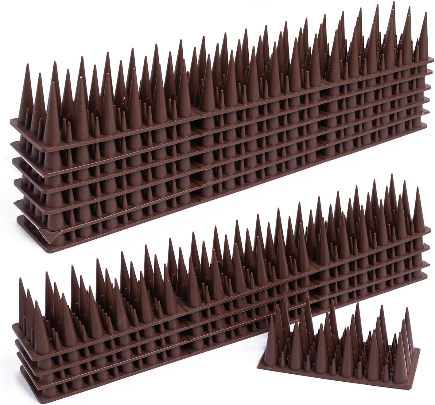 20 Pack Bird Spikes, ALYCLIP Upgraded Anti Pigeons Deterrent Kit Bird